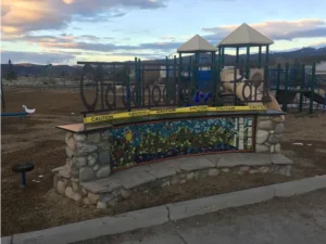 Old School Park Sign