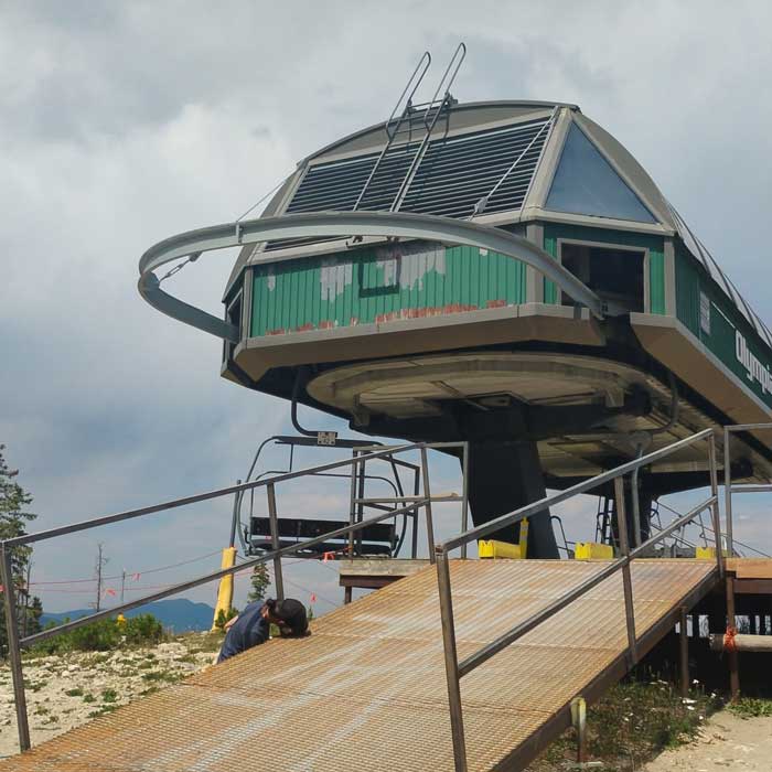 ski lift welding by mickey t welding and fabrication