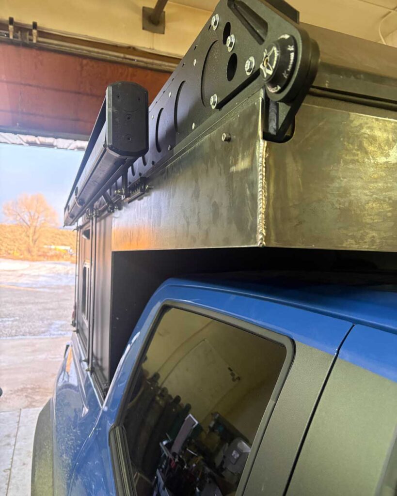 custom skirting on camper