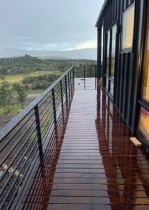 decorative railing welded by mickey t welding and fabrication